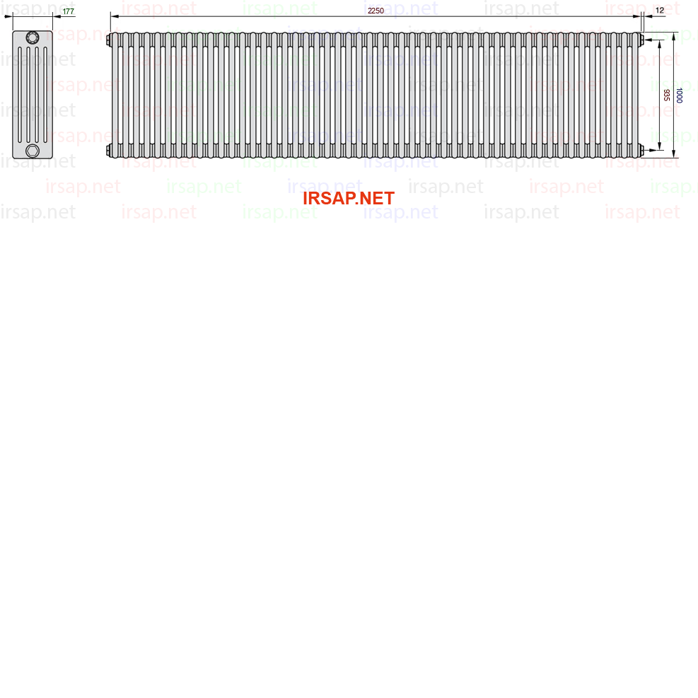 Радиатор IRSAP Tesi 51000/50 T02 CL 01